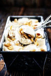 Coke and Salted Peanut No Churn Ice Cream