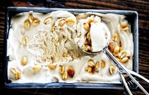 Coke and Salted Peanut No Churn Ice Cream