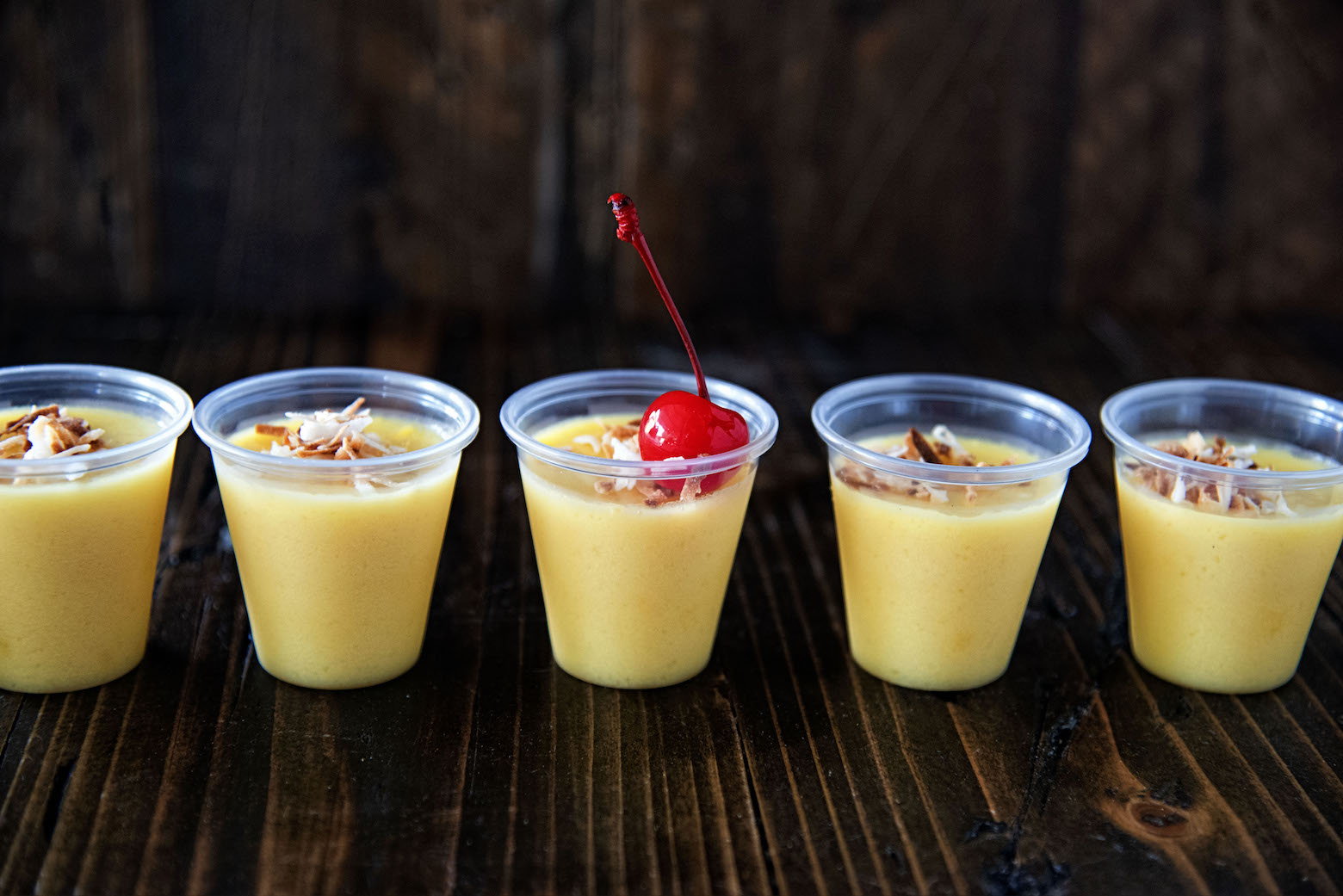 Pineapple Coconut Cream Jell-O Shot