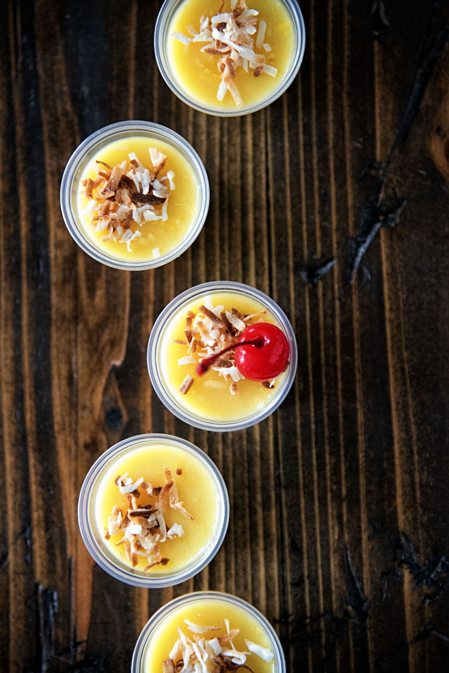 Pineapple Coconut Cream Jell-O Shot