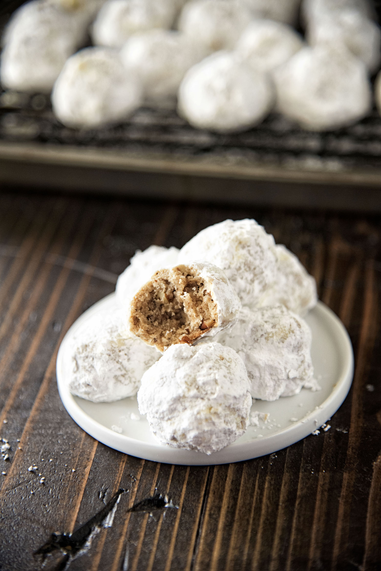 Pumpkin Spice Latte Russian Tea Cake Cookies