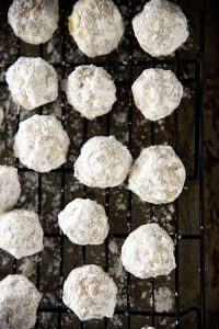 Pumpkin Spice Latte Russian Tea Cake Cookies