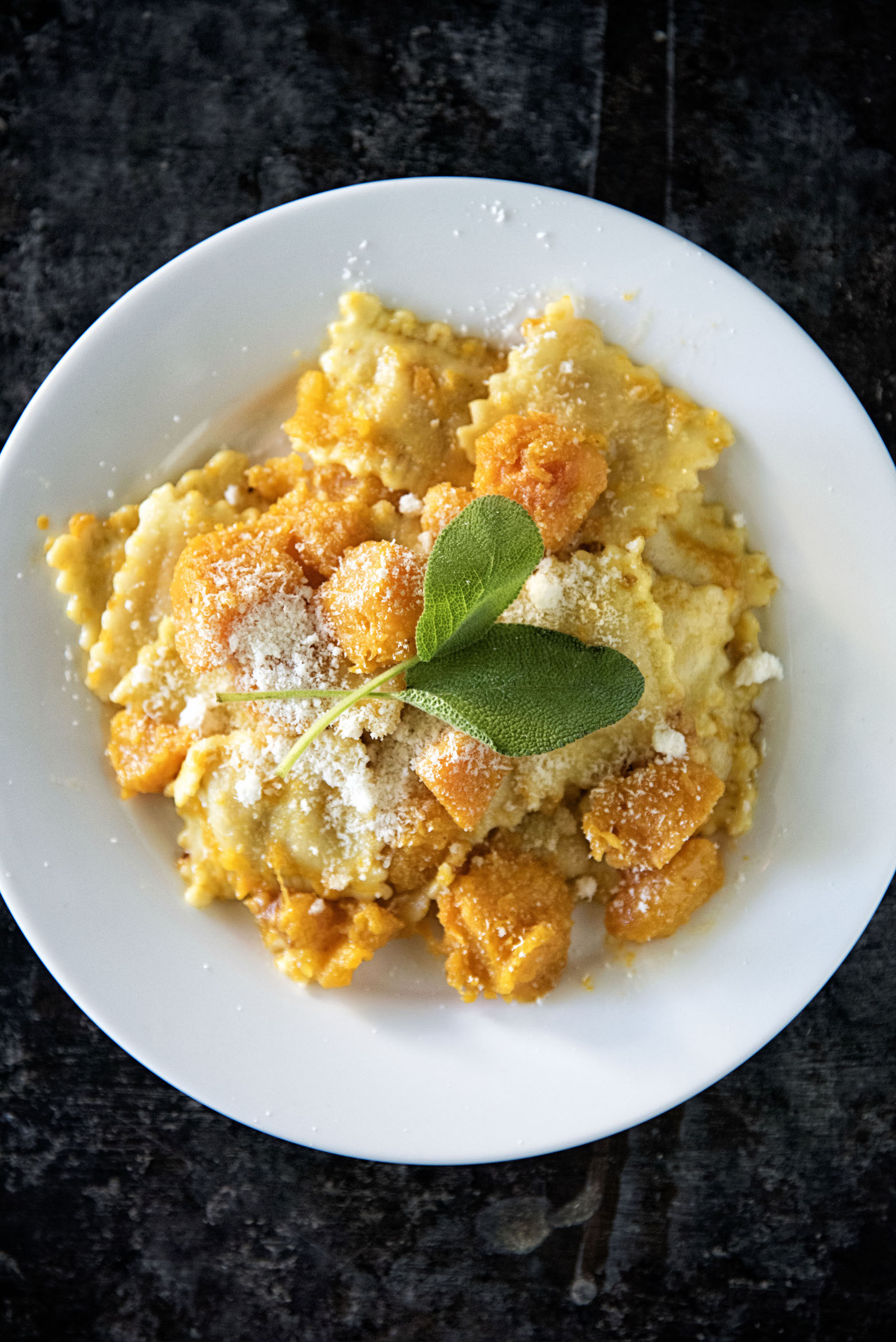 Brown Butter Sage Butternut Squash Cheese Ravioli 