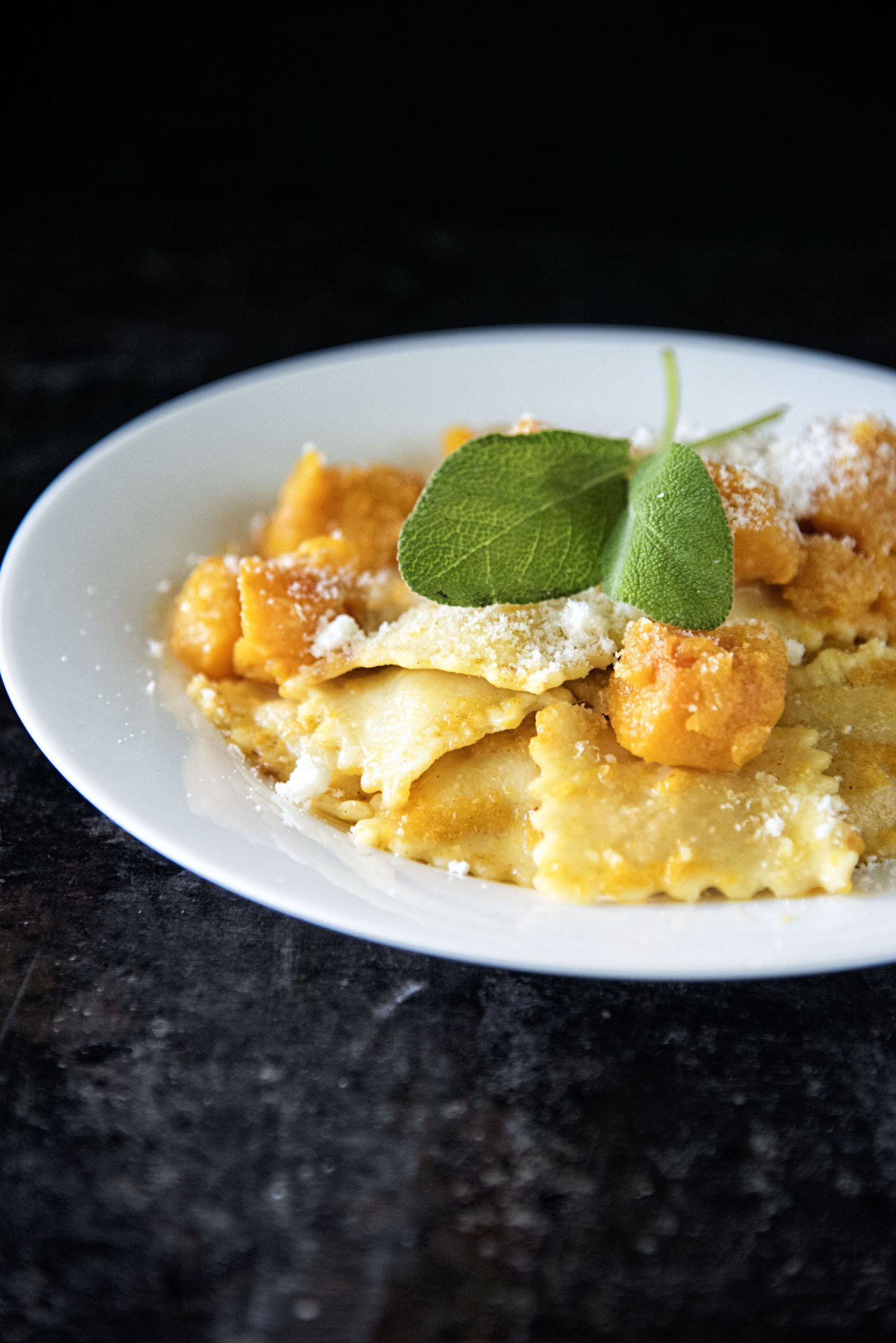 Brown Butter Sage Butternut Squash Cheese Ravioli 