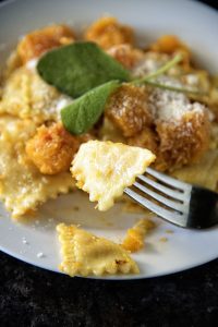 Brown Butter Sage Butternut Squash Cheese Ravioli