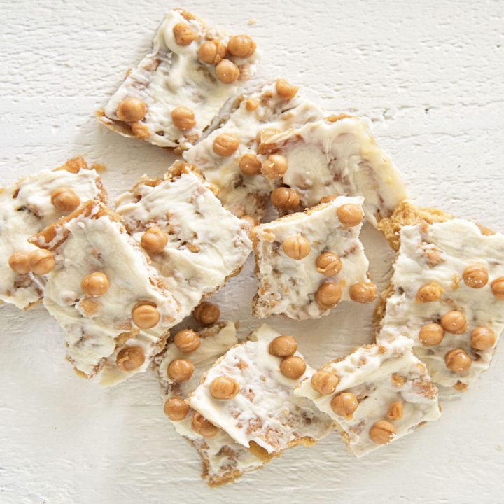 Caramel Apple Cracker Toffee