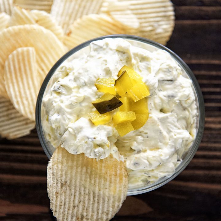 Cream Cheese Dill Pickle Dip