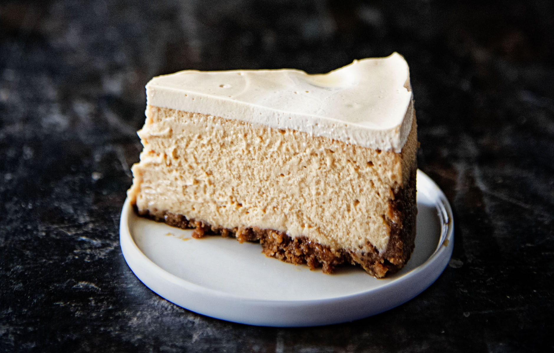 Fireball Sour Cream Topped Brown Sugar Cheesecake