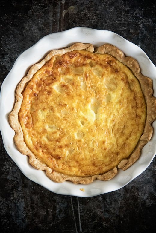 Vegetarian Gruyere Aged Smoked Gouda Caramelized Onion Quiche Sweet