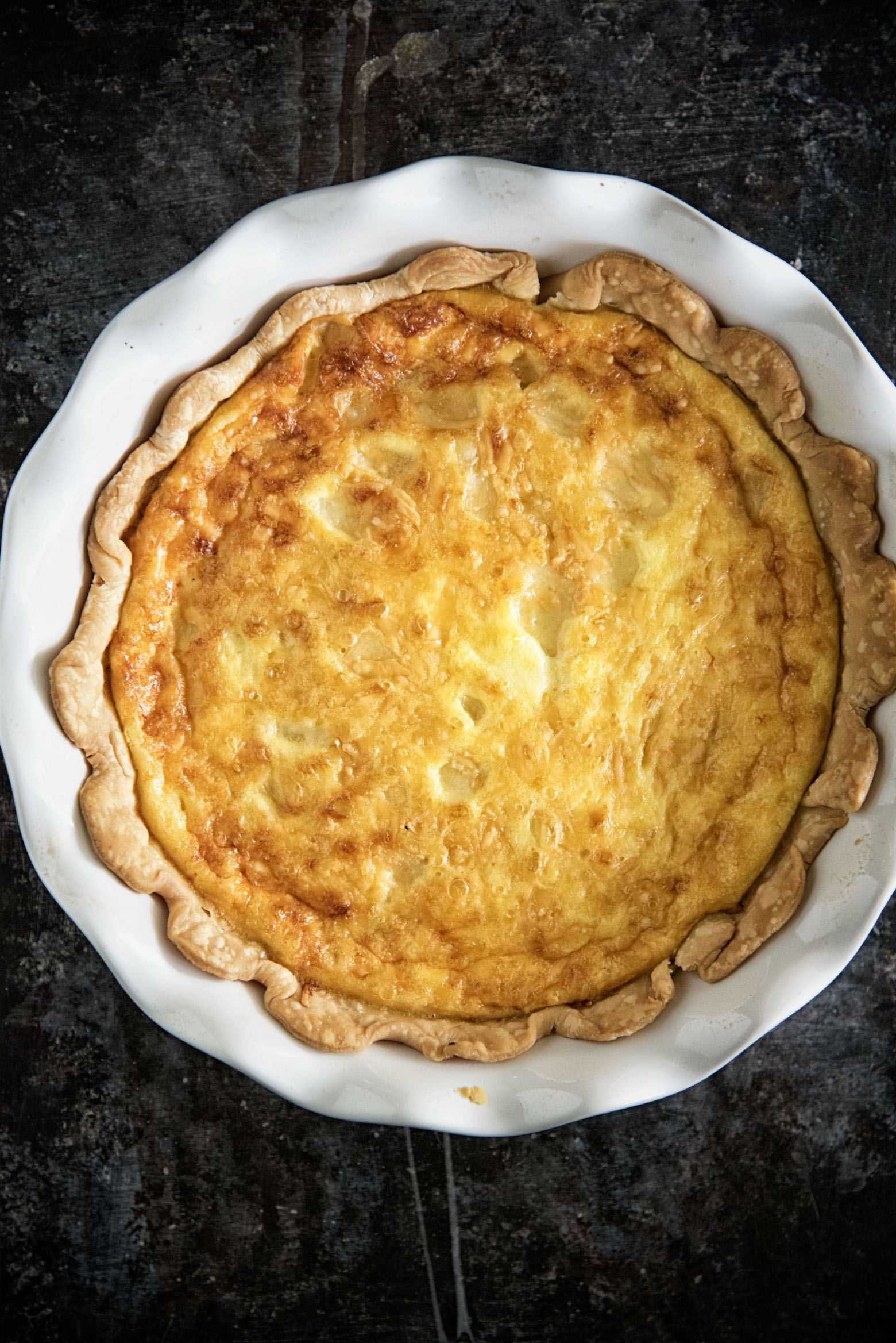 Vegetarian Gruyere Aged Smoked Gouda Caramelized Onion Quiche