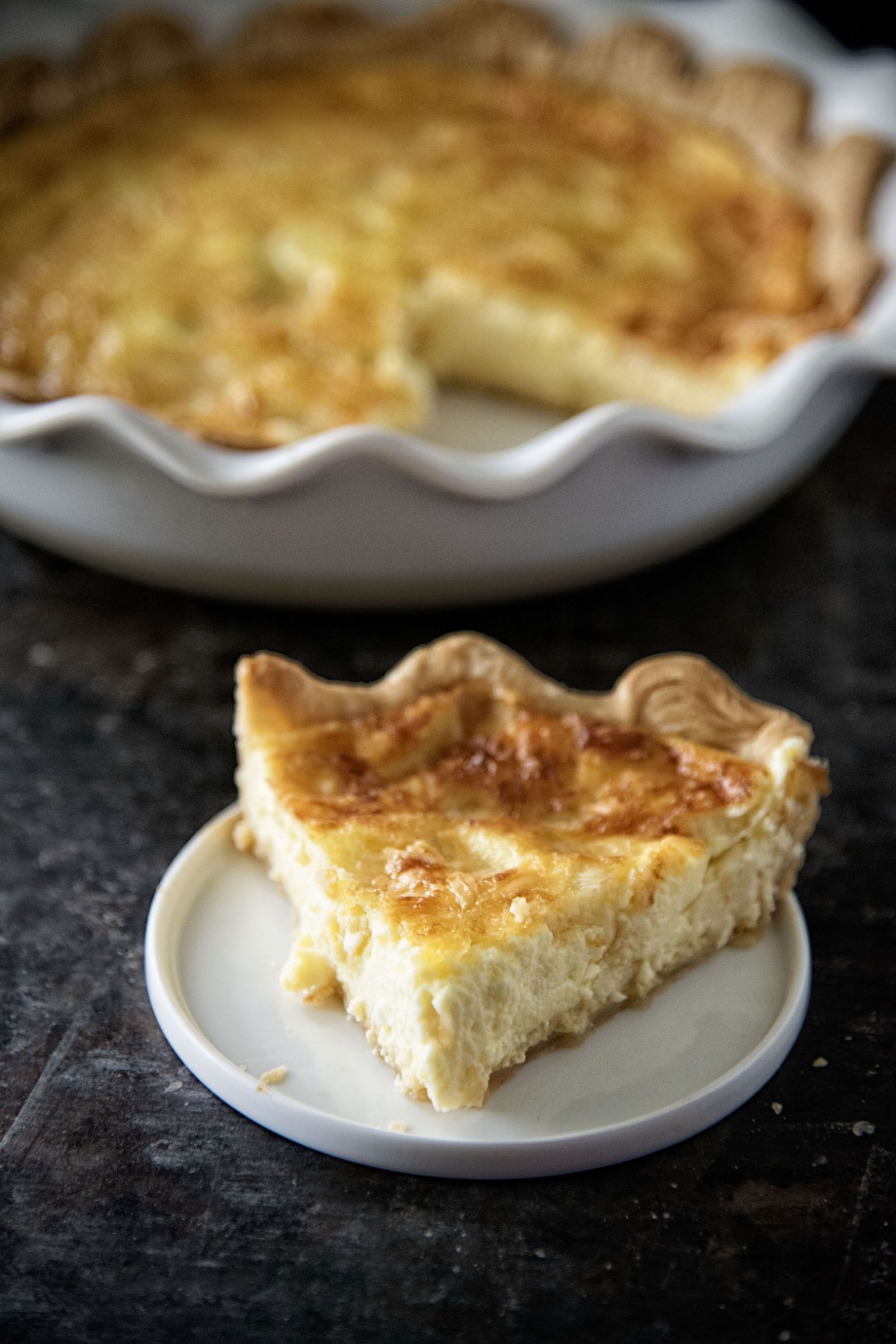 Vegetarian Gruyere Aged Smoked Gouda Caramelized Onion Quiche Sweet