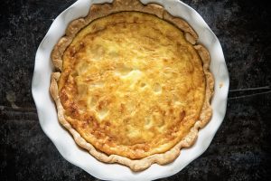 Vegetarian Gruyere Aged Smoked Gouda Caramelized Onion Quiche