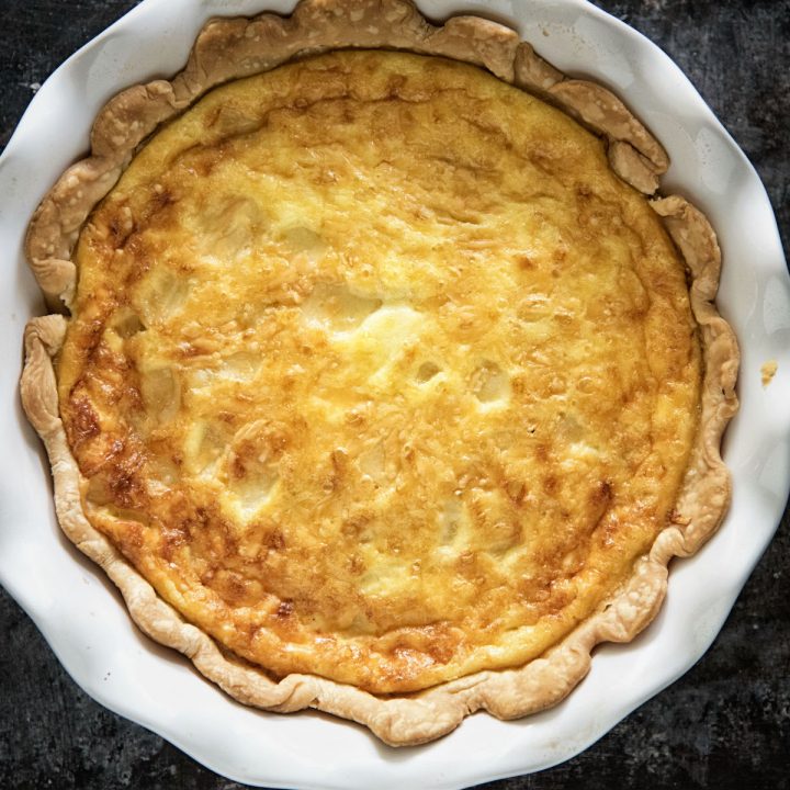 Vegetarian Gruyere Aged Smoked Gouda Caramelized Onion Quiche