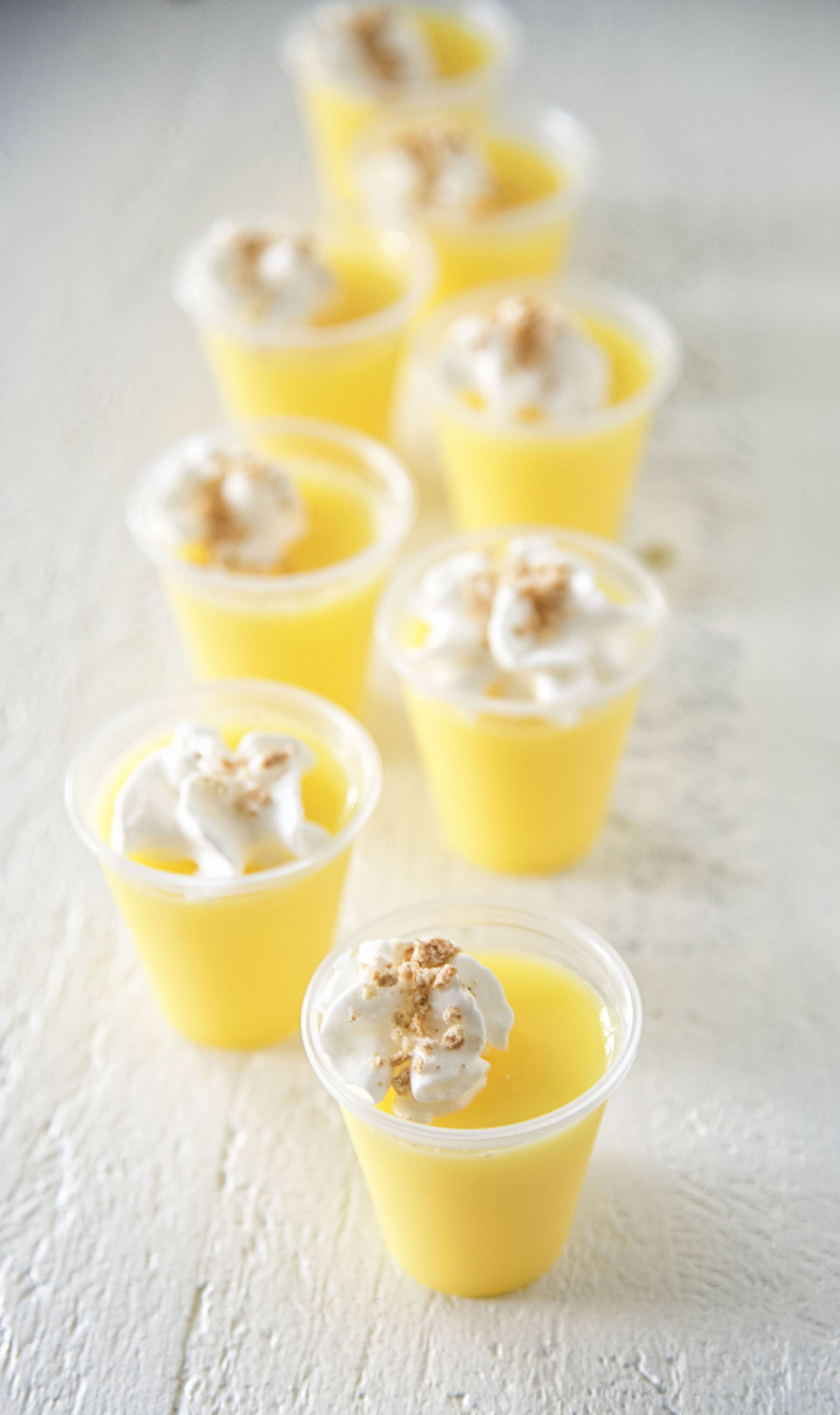 Lemon Cheesecake Jell-O Shots