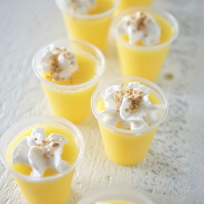 Lemon Cheesecake Jelly Shots