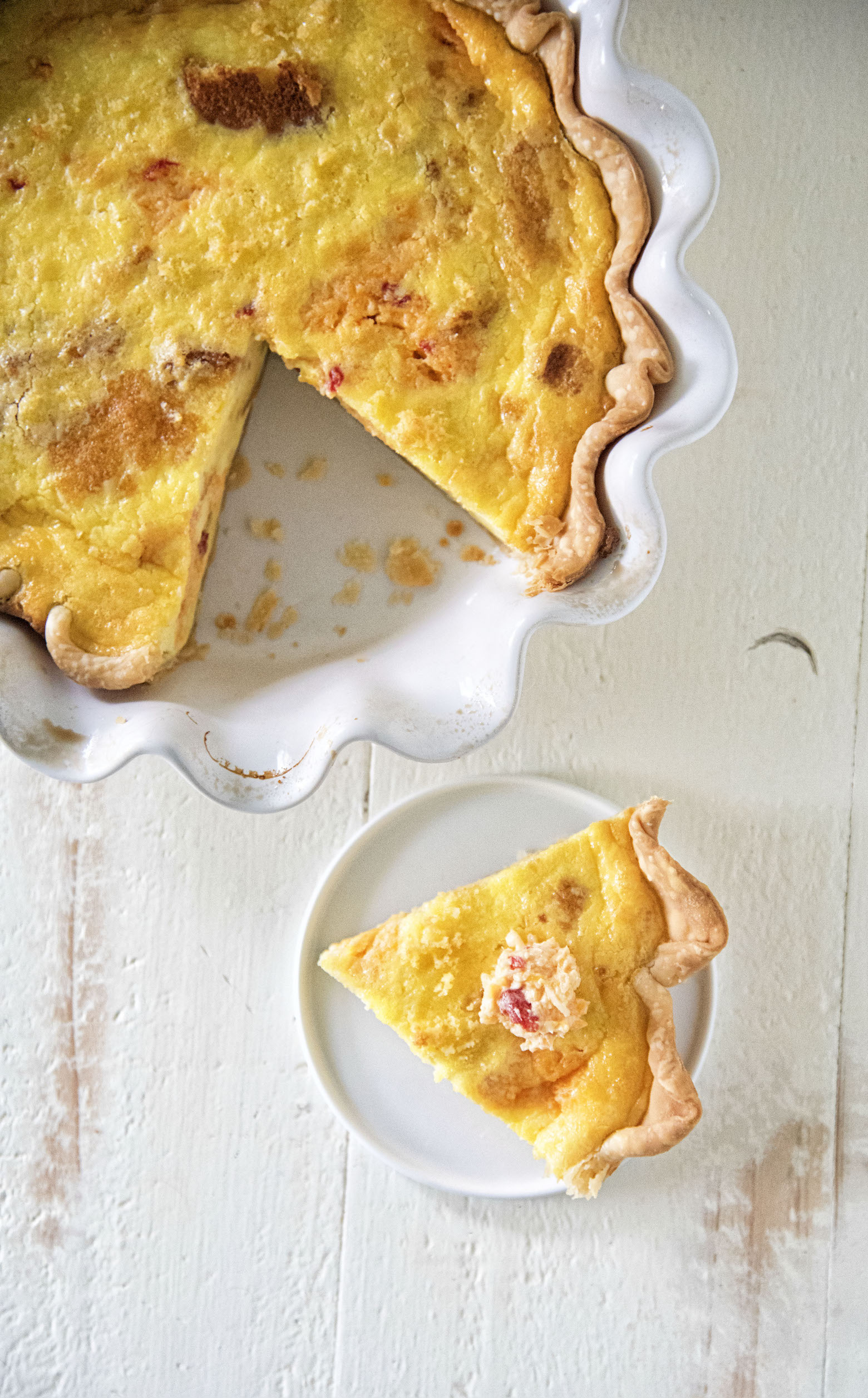 Pimento Cheese and Cornbread Quiche