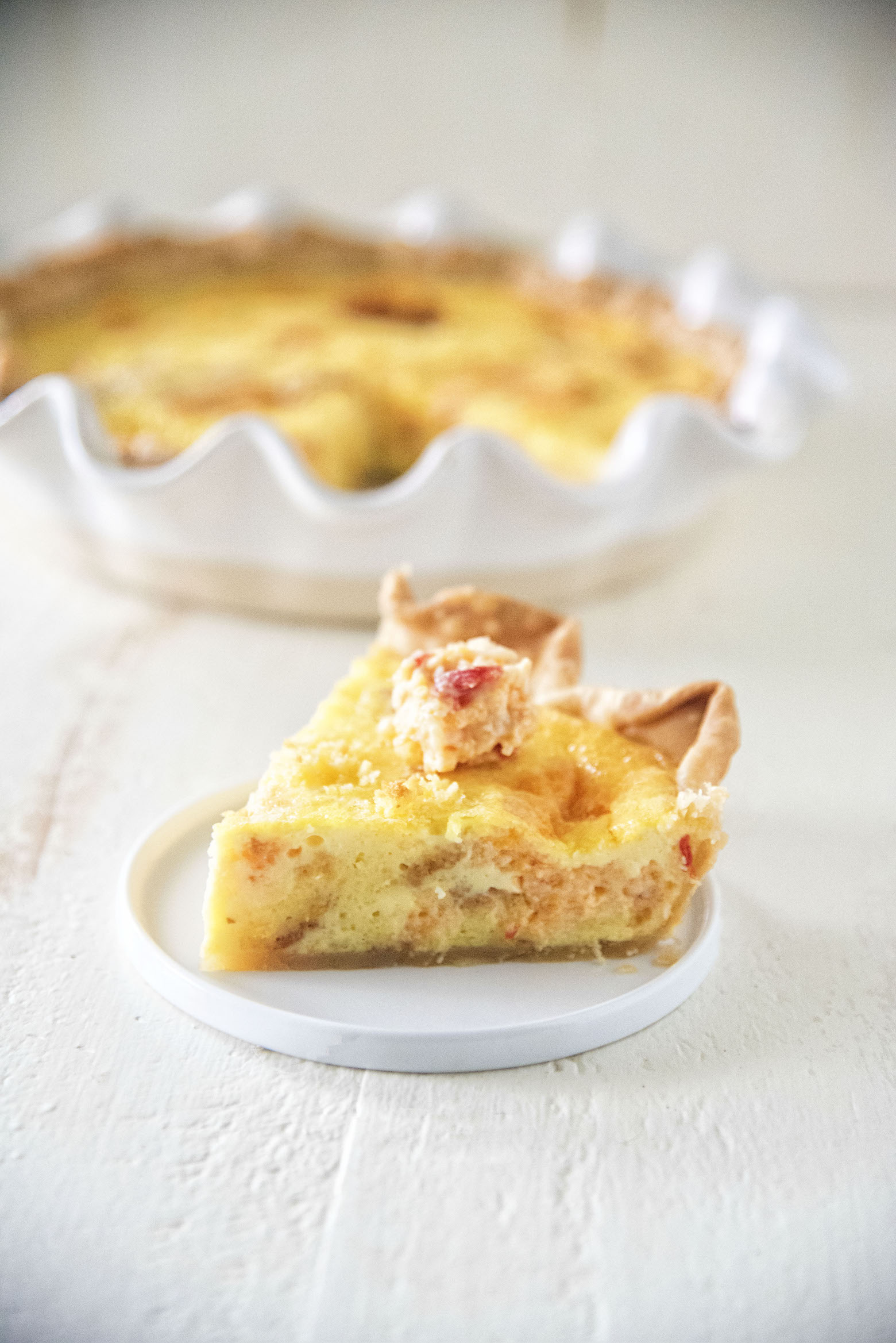 Pimento Cheese and Cornbread Quiche