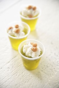 Salted Caramel Apple Whiskey Jell-O Shot