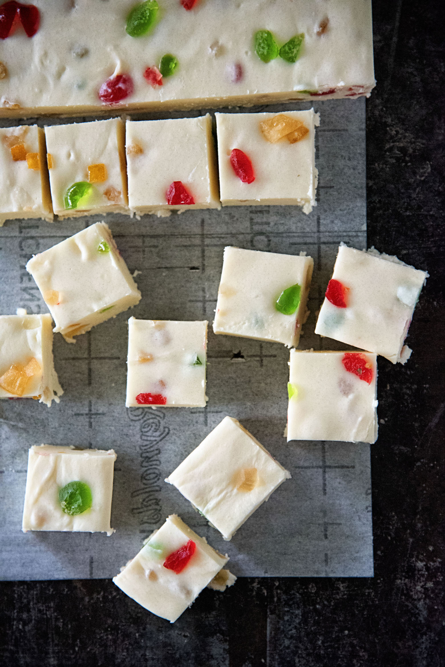 Bourbon Fruitcake Fudge