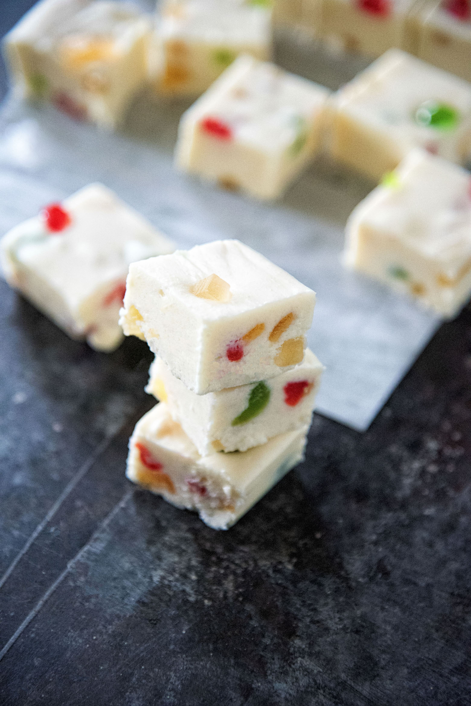 Bourbon Fruitcake Fudge