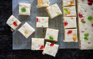 Bourbon Fruitcake Fudge