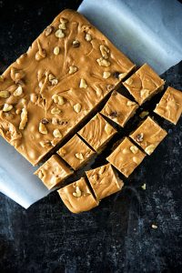 Butterscotch Pumpkin Spice Walnut Fudge
