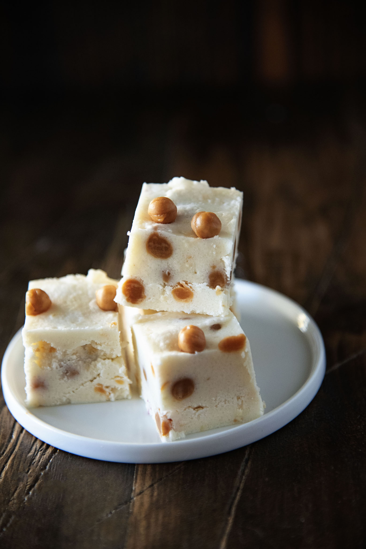 Caramel Apple White Chocolate Fudge