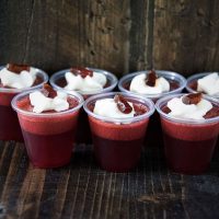 Cherry Cola Float Jell-O Shot
