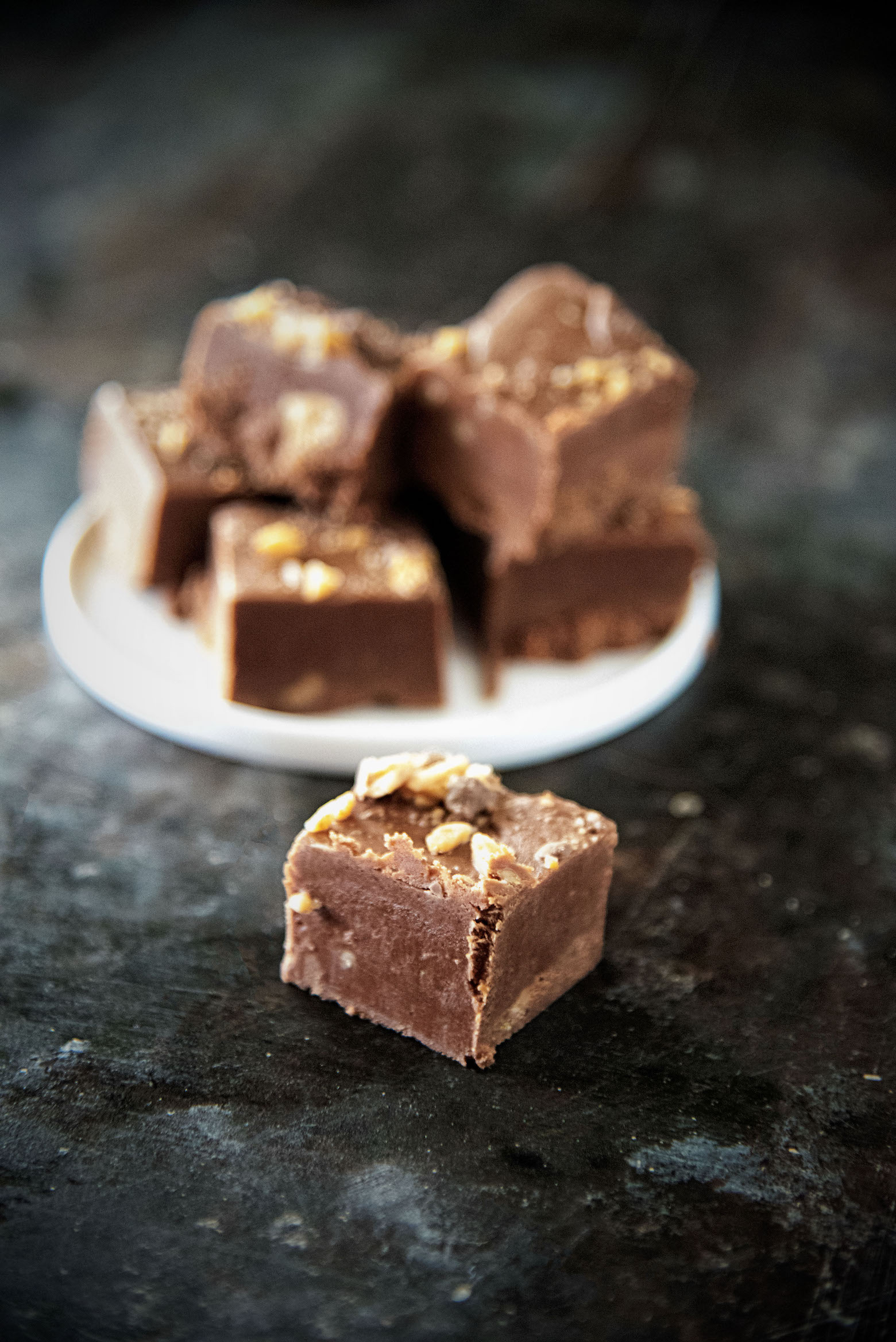 Chocolate Orange Toffee Fudge