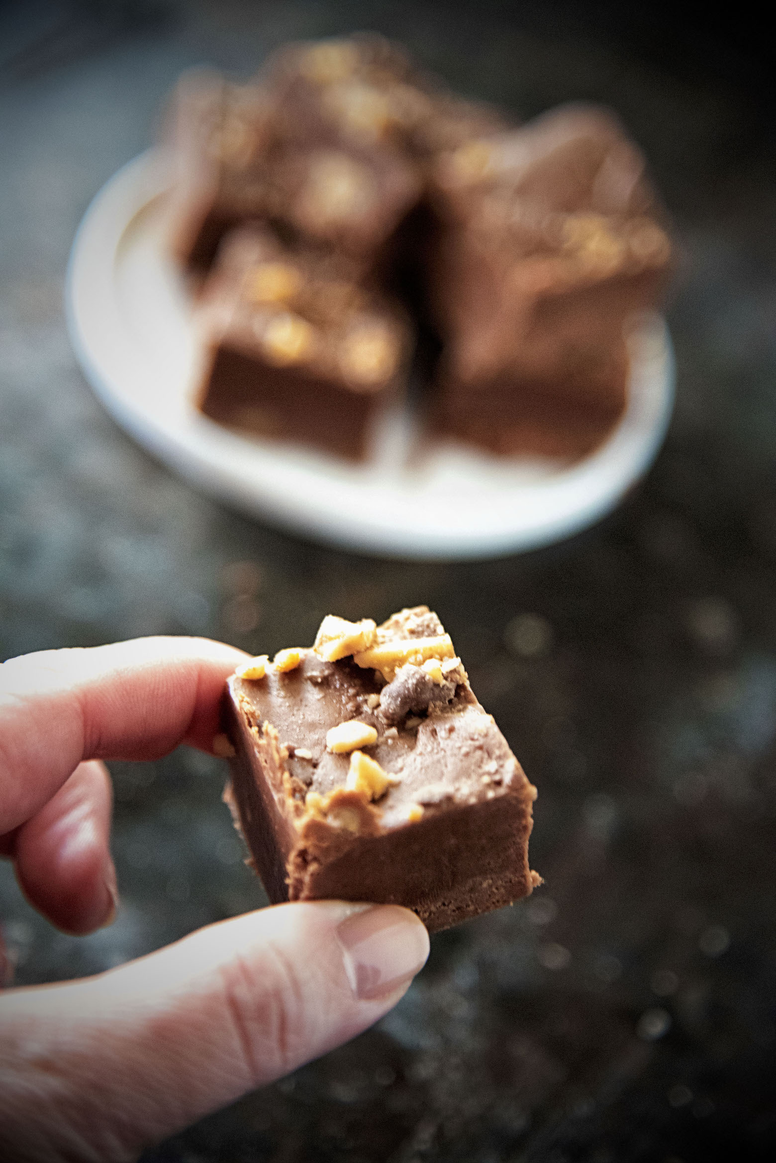 Chocolate Orange Toffee Fudge