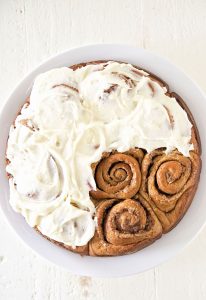 Cream Cheese Frosted Gingerbread Sweet Rolls