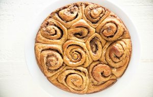 Cream Cheese Frosted Gingerbread Sweet Rolls