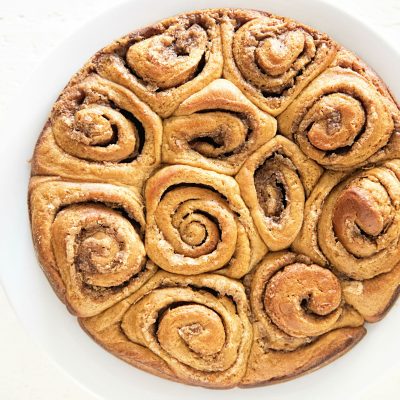Cream Cheese Frosted Gingerbread Sweet Rolls