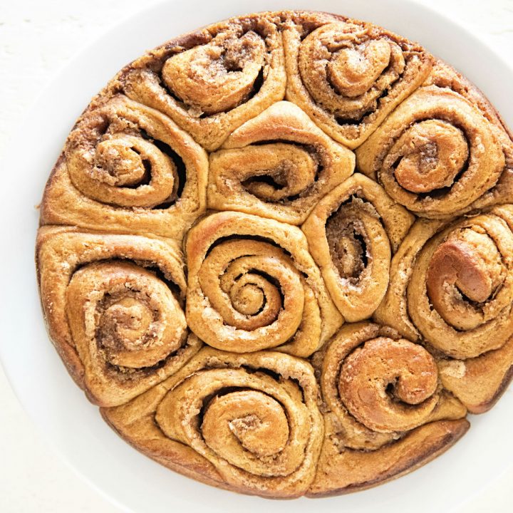 Cream Cheese Frosted Gingerbread Sweet Rolls