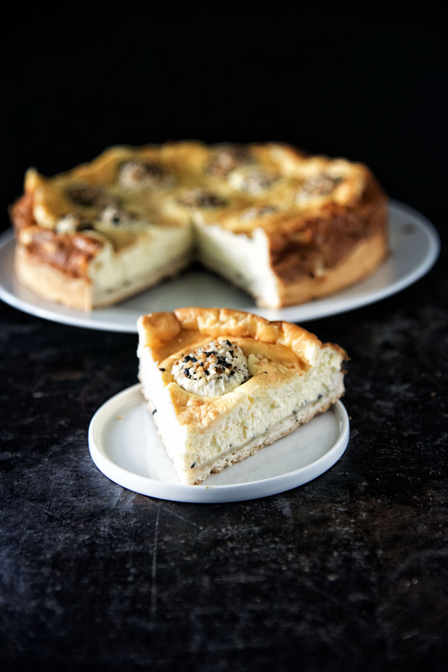 Everything Bagel Cheesecake