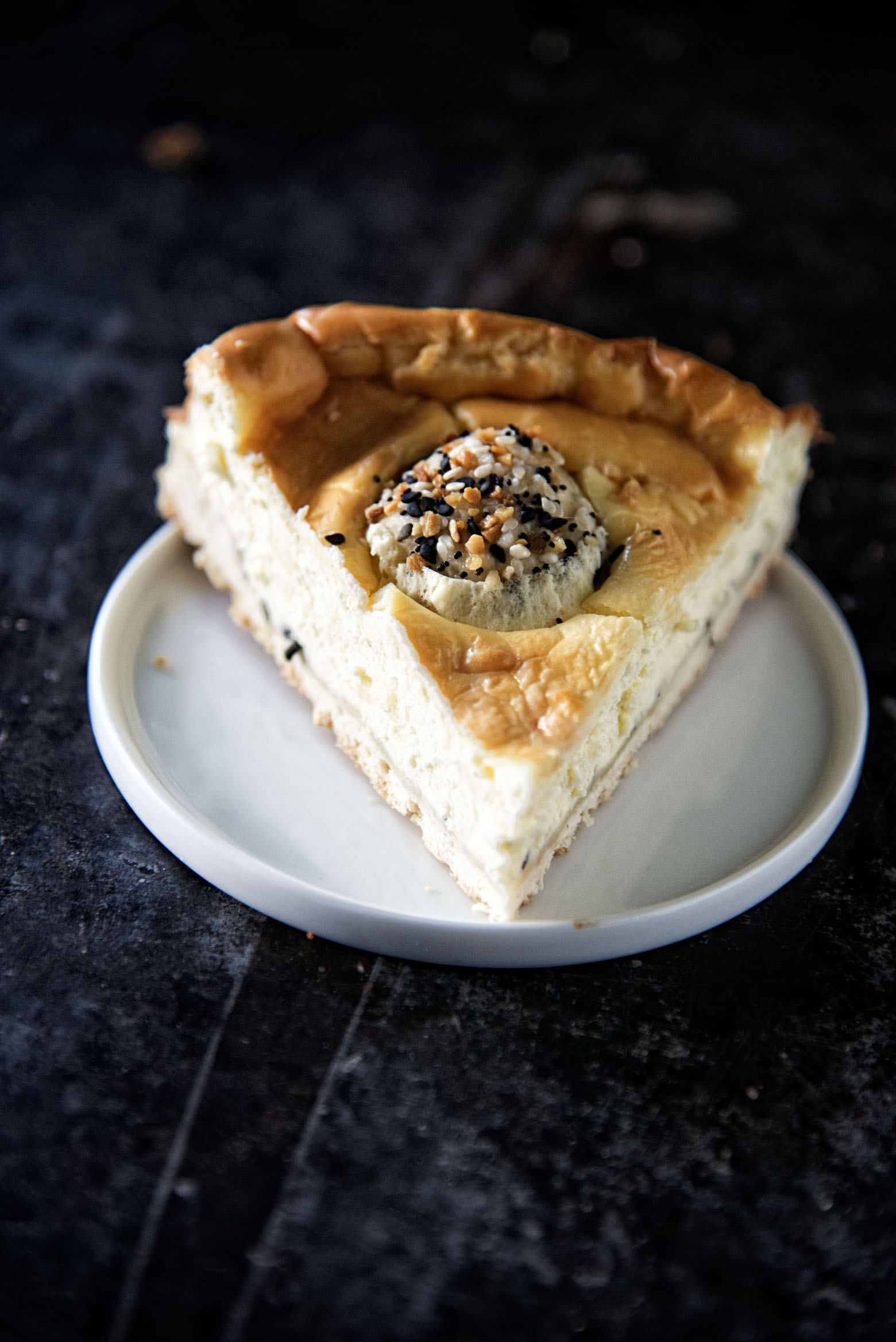 Everything Bagel Cheesecake