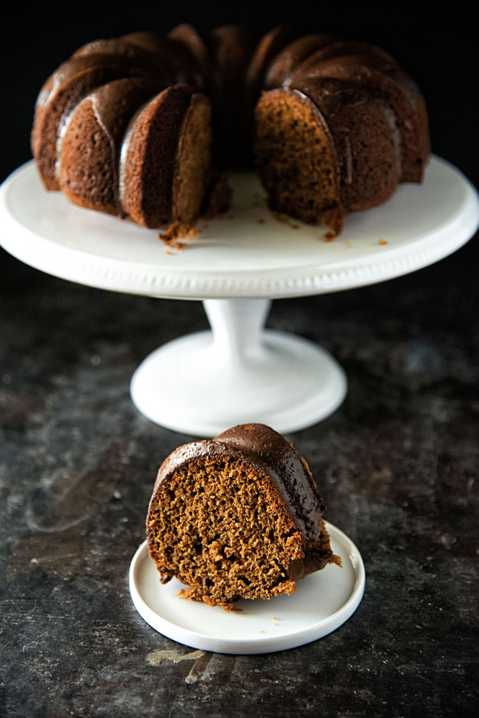 Gingerbread Spice Latte Bundt Cake