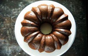 Gingerbread Spice Latte Bundt Cake