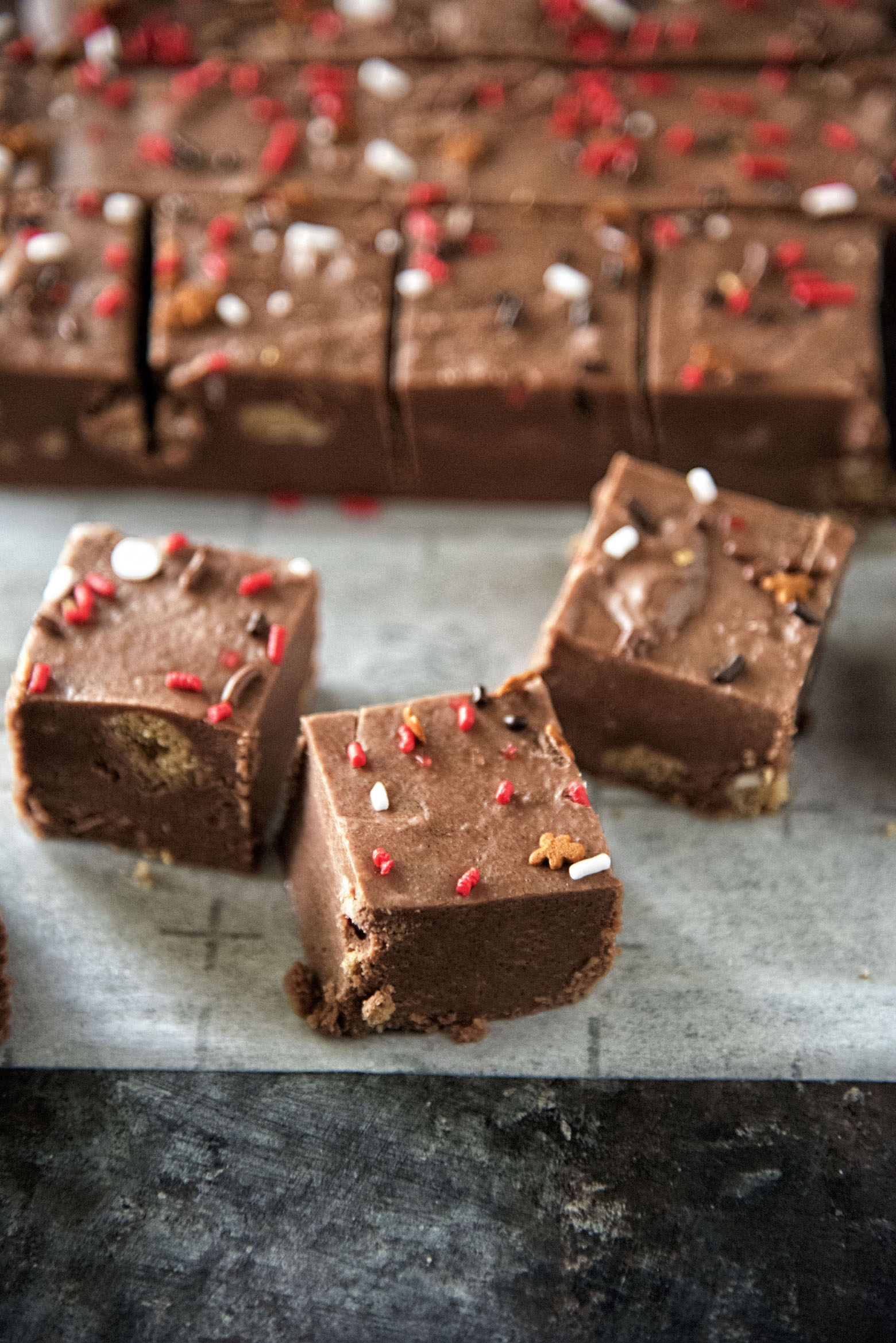 Milk Chocolate Gingerbread Fudge