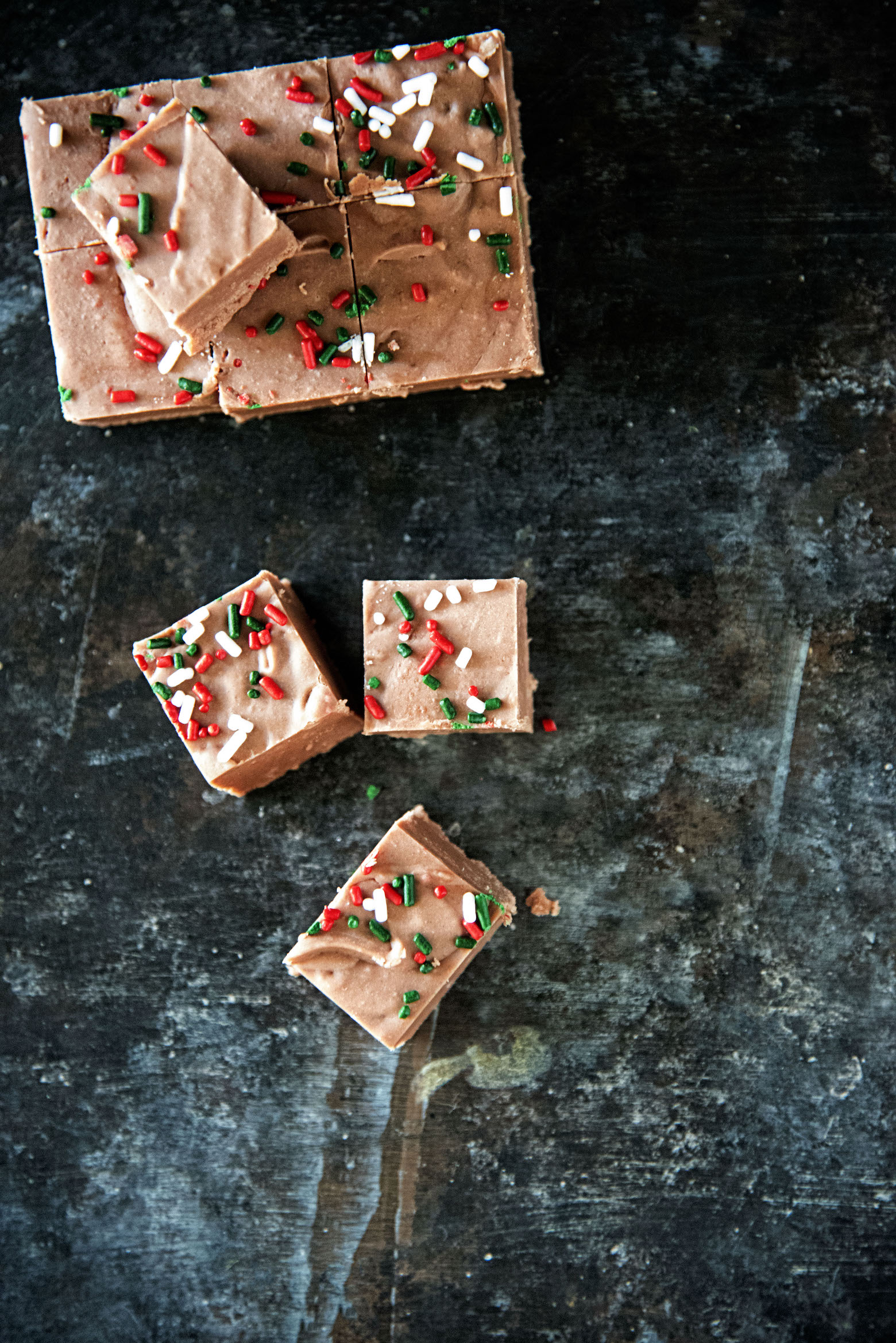 Milk Chocolate Peppermint Fudge