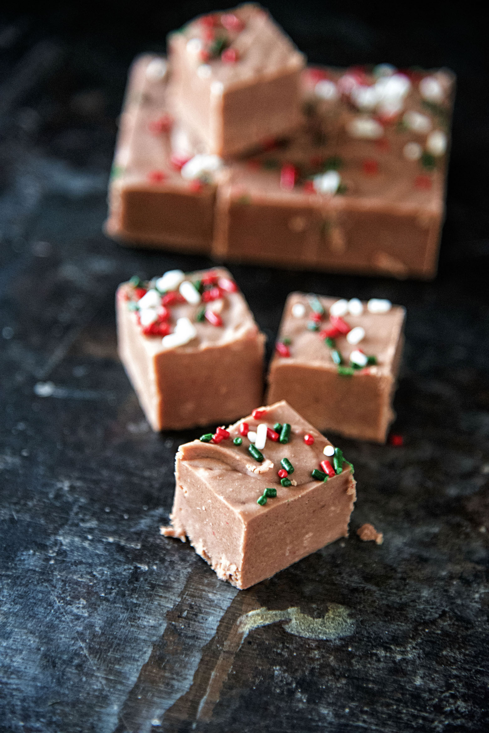 Milk Chocolate Peppermint Fudge