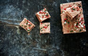 Milk Chocolate Peppermint Fudge