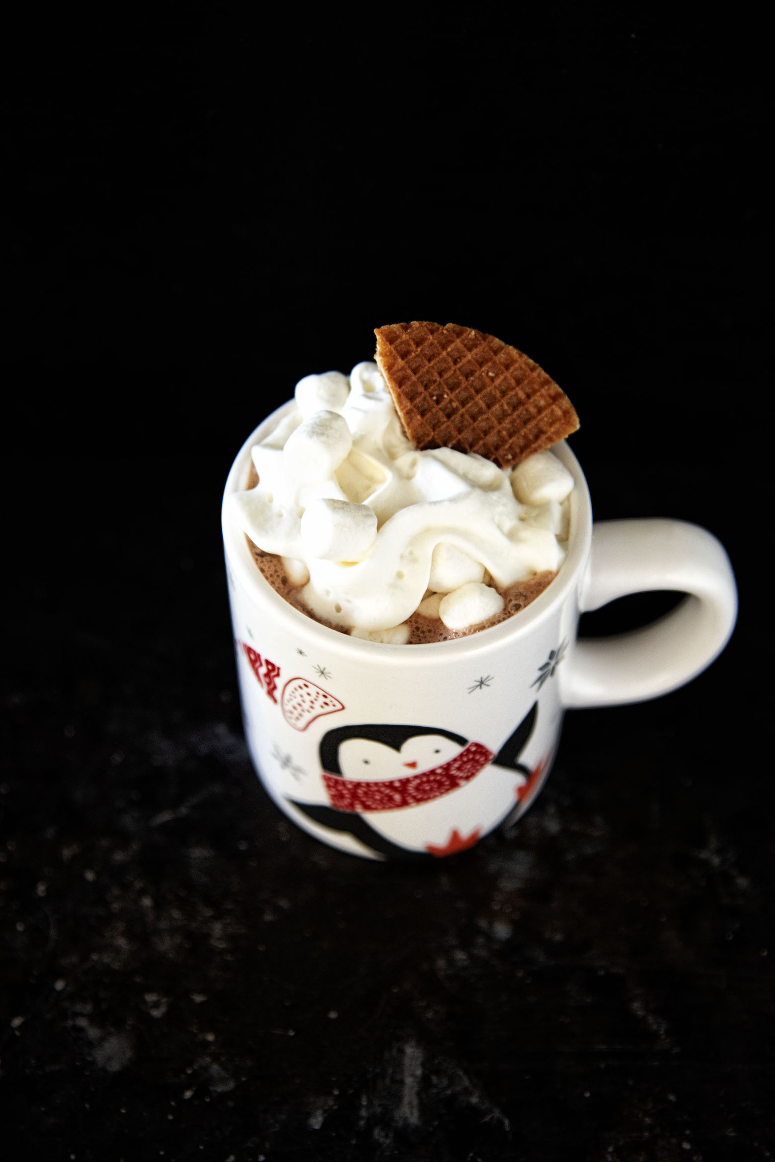 Spiked Stroopwafel Hot Chocolate