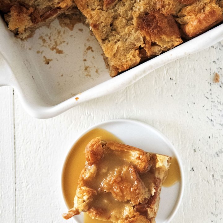 Bailey’s Irish Nut Coffee Bread Pudding