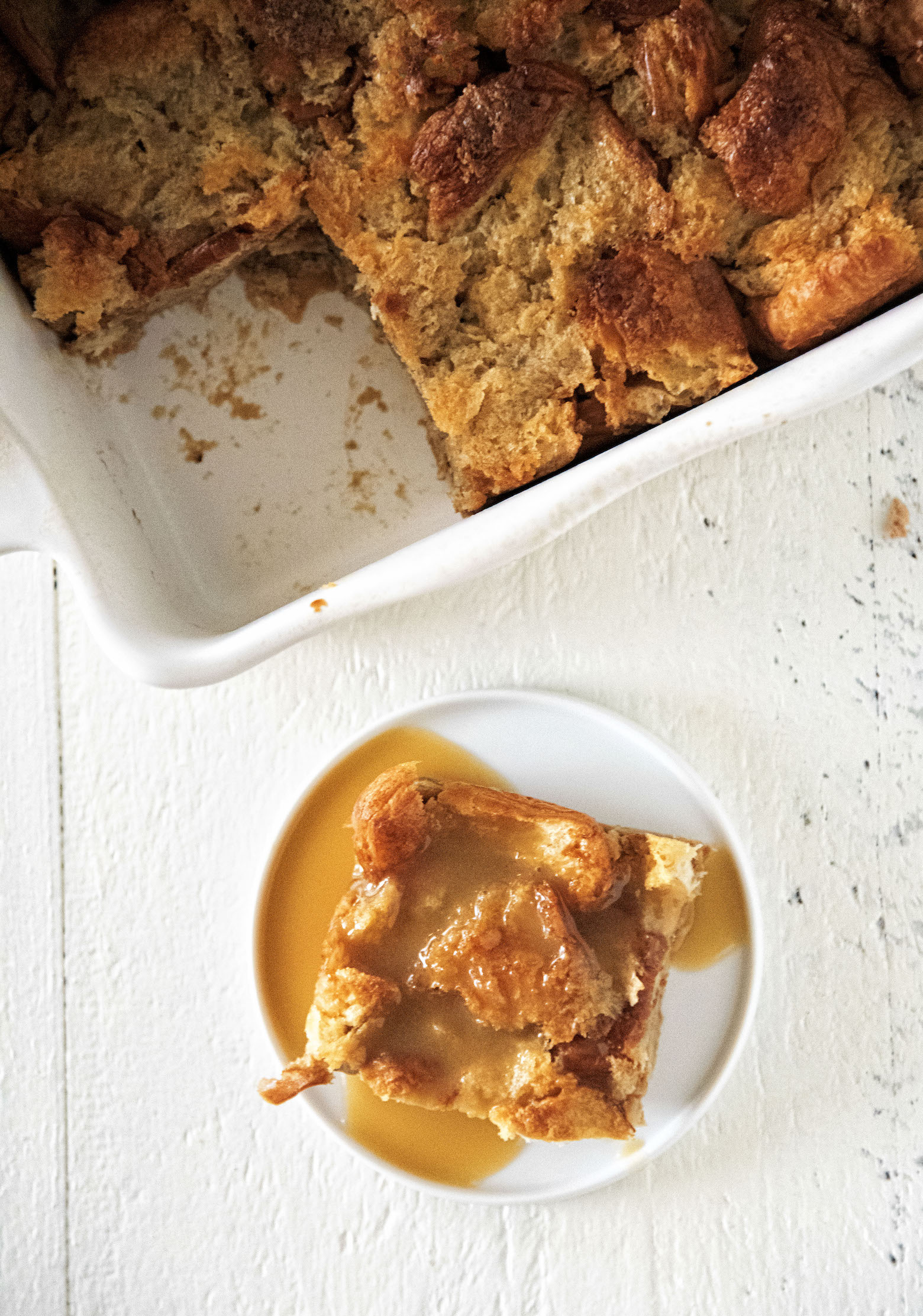 Bailey’s Irish Nut Coffee Bread Pudding 