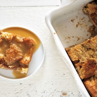 Bailey’s Irish Nut Bread Pudding