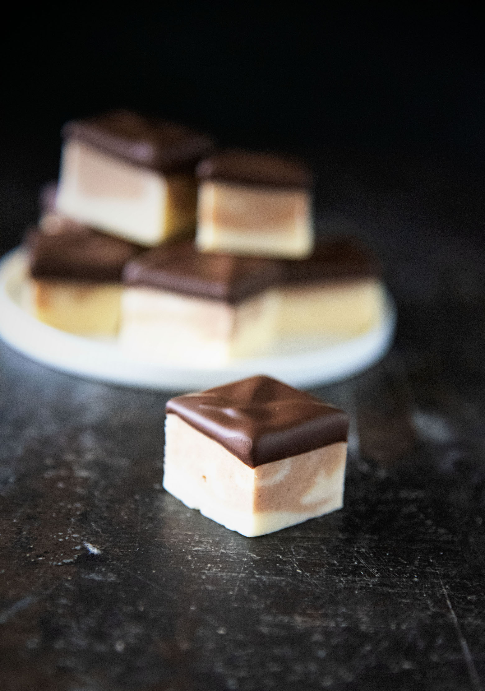 Boston Cream Pie Fudge