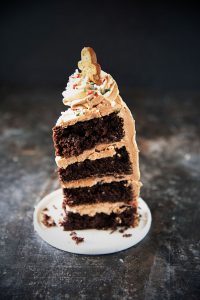 Chocolate Gingerbread Layer Cake