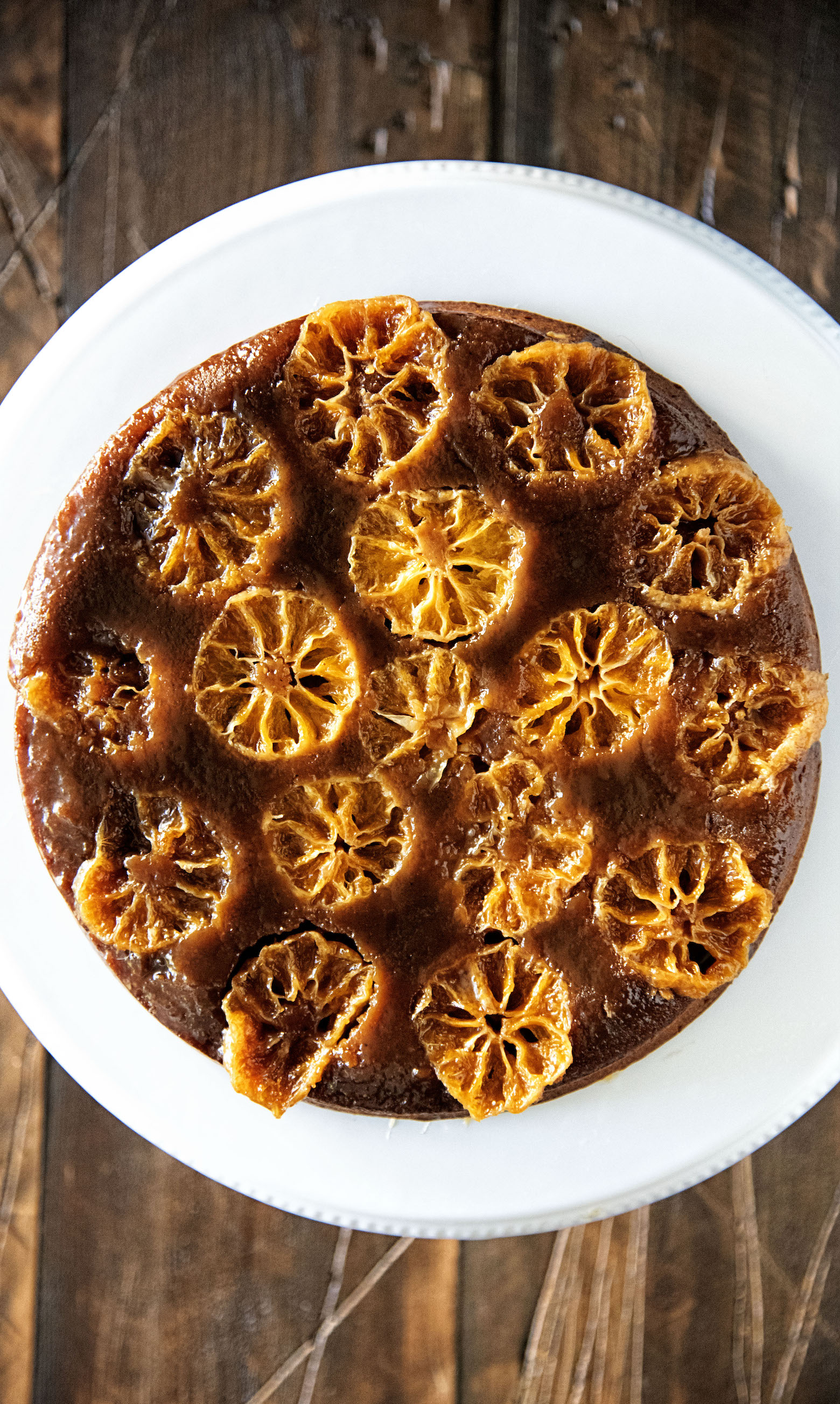 Clementine Upside Down Gingerbread Cake