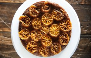 Clementine Upside Down Gingerbread Cake
